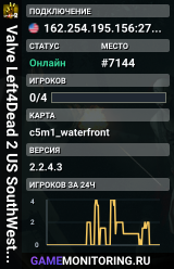 Valve Left4Dead 2 US SouthWest Server (srcds2002-lax2.389.203)