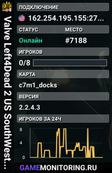 Valve Left4Dead 2 US SouthWest Server (srcds2001-lax2.389.47)