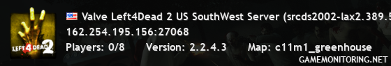 Valve Left4Dead 2 US SouthWest Server (srcds2002-lax2.389.54)