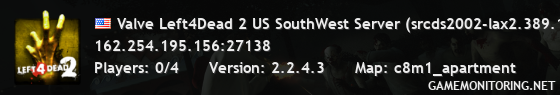 Valve Left4Dead 2 US SouthWest Server (srcds2002-lax2.389.124)