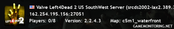 Valve Left4Dead 2 US SouthWest Server (srcds2002-lax2.389.37)