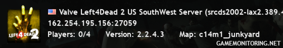 Valve Left4Dead 2 US SouthWest Server (srcds2002-lax2.389.45)