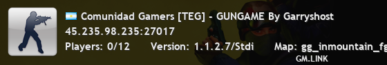 Comunidad Gamers [TEG] - GUNGAME By Garryshost