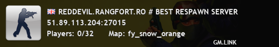 REDDEVIL.RANGFORT.RO # BEST RESPAWN SERVER
