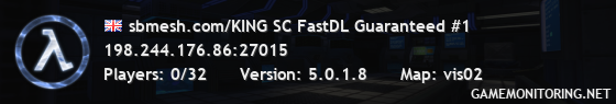 sbmesh.com/KING SC FastDL Guaranteed #1 sbmesh.com/KING SC FastDL Guaranteed #1