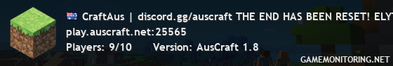 CraftAus | discord.gg/auscraft THE END HAS BEEN RESET! ELYTRA FOR ALL