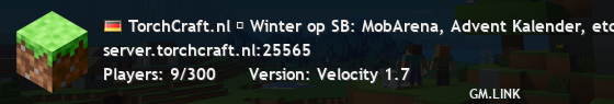 TorchCraft.nl ❄ Winter op SB: MobArena, Advent Kalender, etc! ❄