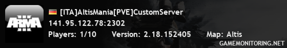 [ITA]AltisMania[PVE]CustomServer