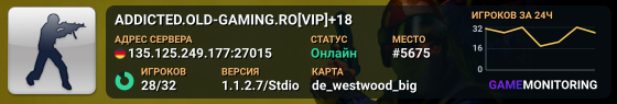 ADDICTED.OLD-GAMING.RO[VIP]+18