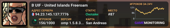 В UIF - United Islands Freeroam