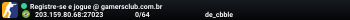 Registre-se e jogue @ gamersclub.com.br