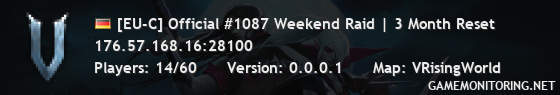 [EU-C] Official #1087 Weekend Raid | 3 Month Reset