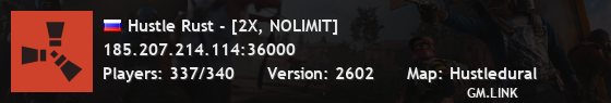 Hustle Rust - [2X, NOLIMIT]