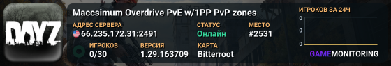 Maccsimum Overdrive PvE w/1PP PvP zones