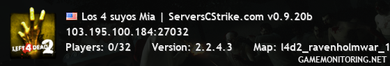 Los 4 suyos Mia | ServersCStrike.com v0.9.20b