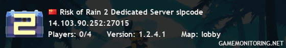 Risk of Rain 2 Dedicated Server slpcode