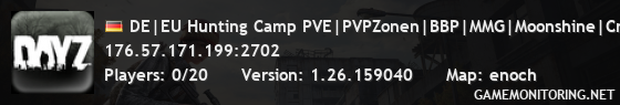 DE|EU Hunting Camp PVE|PVPZonen|BBP|MMG|Moonshine|Crafting