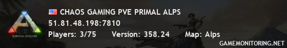 CHAOS GAMING PVE PRIMAL ALPS