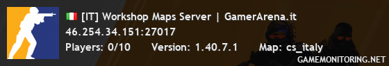 [IT] Workshop Maps Server | GamerArena.it