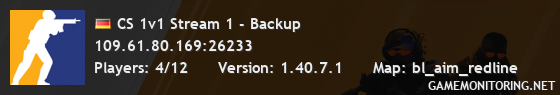 CS 1v1 Stream 1 - Backup
