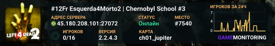 #12Fr Esquerda4Morto2 | Chernobyl School #3
