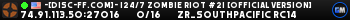 -[DISC-FF.com]- |24/7 Zombie Riot #2| [Official Version]