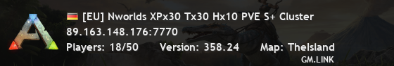 [EU] Nworlds XPx30 Tx30 Hx10 PVE S+ Cluster