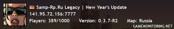 Samp-Rp.Ru Legacy | New Year's Update