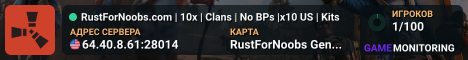 RustForNoobs.com | 10x | Clans | No BPs |x10 US | Kits