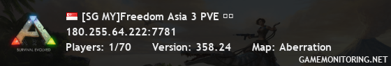 [SG MY]Freedom Asia 3 PVE 畸变