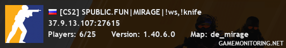 [CS2] SPUBLIC.FUN|MIRAGE|!ws,!knife