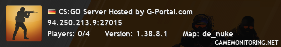 CS:GO Server Hosted by G-Portal.com