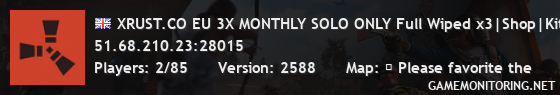 XRUST.CO EU 3X MONTHLY SOLO ONLY Full Wiped x3|Shop|Kits|Skins| XRUST.CO EU 3X MONTHLY SOLO ONLY Full Wiped x3|Shop|Kits|Skins|
