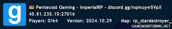 Pentecost Gaming - ImperialRP - discord.gg/nqmuym5VpX
