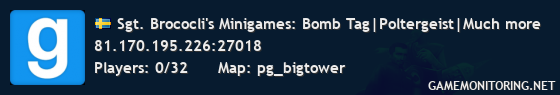 Sgt. Brococli's Minigames: Bomb Tag|Poltergeist|Much more