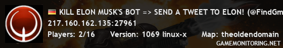KILL ELON MUSK'S BOT => SEND A TWEET TO ELON! (@FindGmanMusk)