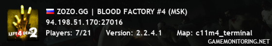 ZOZO.GG | BLOOD FACTORY #4 (MSK)