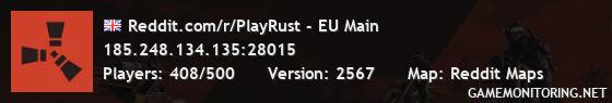 Reddit.com/r/PlayRust - EU Main