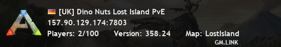 [UK] Dino Nuts Lost Island PvE