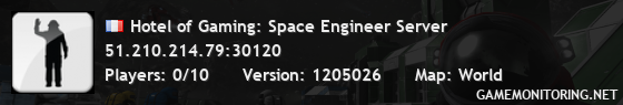 Hotel of Gaming: Space Engineer Server