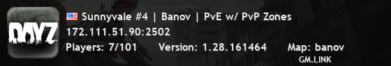 Sunnyvale #4 | Banov | PvE w/ PvP Zones