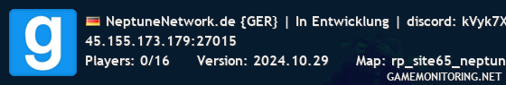 NeptuneNetwork.de {GER} | In Entwicklung | discord: kVyk7Xe6Q6