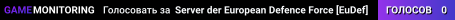 Server der European Defence Force [EuDef]
