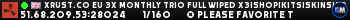 XRUST.CO EU 3X MONTHLY TRIO Full Wiped x3|Shop|Kits|Skins|TP|Ho XRUST.CO EU 3X MONTHLY TRIO Full Wiped x3|Shop|Kits|Skins|TP|Ho