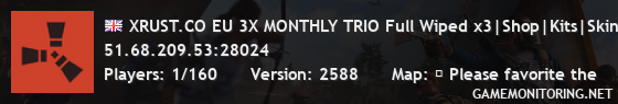 XRUST.CO EU 3X MONTHLY TRIO Full Wiped x3|Shop|Kits|Skins|TP|Ho XRUST.CO EU 3X MONTHLY TRIO Full Wiped x3|Shop|Kits|Skins|TP|Ho