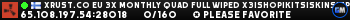 XRUST.CO EU 3X MONTHLY QUAD Full Wiped x3|Shop|Kits|Skins|TP|Ho XRUST.CO EU 3X MONTHLY QUAD Full Wiped x3|Shop|Kits|Skins|TP|Ho