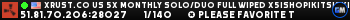 XRUST.CO US 5X MONTHLY DUO Full Wiped x5|Shop|Kits|Skins|TP|Hom XRUST.CO US 5X MONTHLY DUO Full Wiped x5|Shop|Kits|Skins|TP|Hom