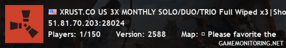 XRUST.CO US 3X MONTHLY TRIO Full Wiped x3|Shop|Kits|Skins|TP|Ho XRUST.CO US 3X MONTHLY TRIO Full Wiped x3|Shop|Kits|Skins|TP|Ho