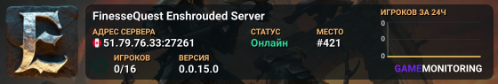 FinesseQuest Enshrouded Server