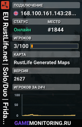 EU RustLife.net | Solo/Duo | Fridays | Noob Friendly